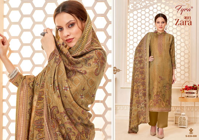 Fyra Zara Pashmina Winter Wear Wholesale Dress Material Collection